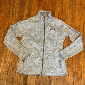 Patagonia Women's Light Heather Gray Full-Zip Utility Jacket